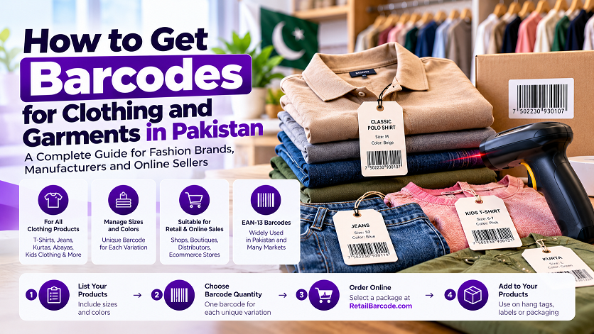 How to Get Barcodes for Clothing and Garments in Pakistan